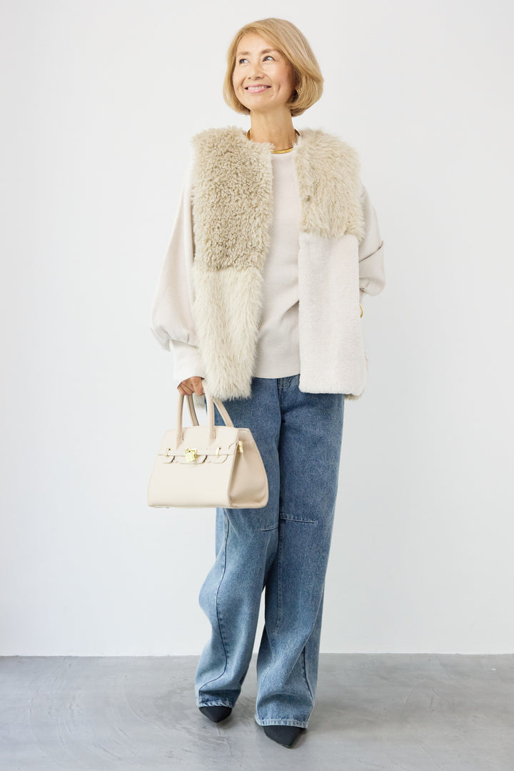 異素材切替ファーベスト