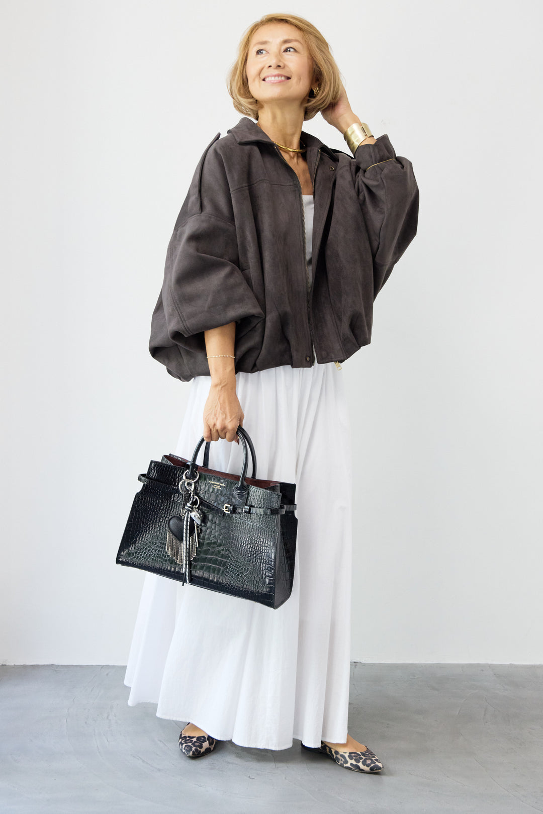 スエードジャケット