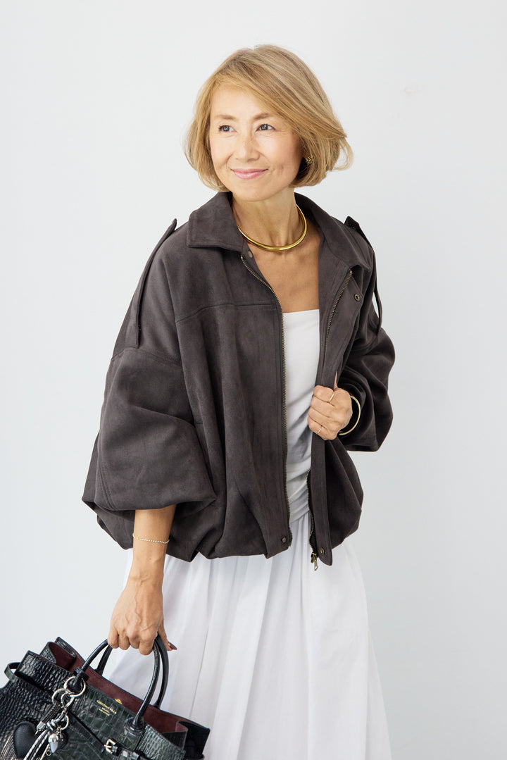 スエードジャケット