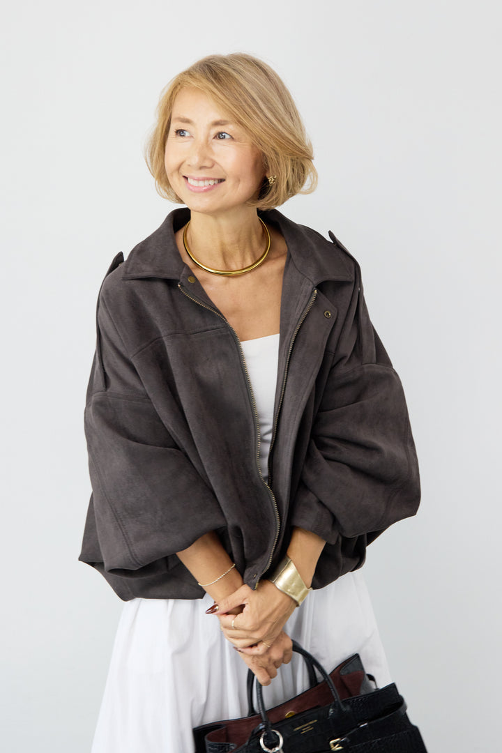 スエードジャケット