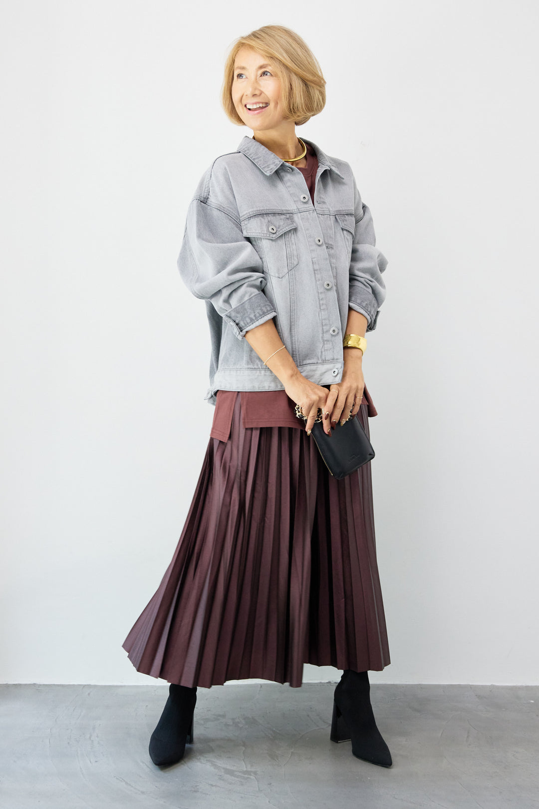 【REIKOコラボ】バックコクーンデニムGジャン