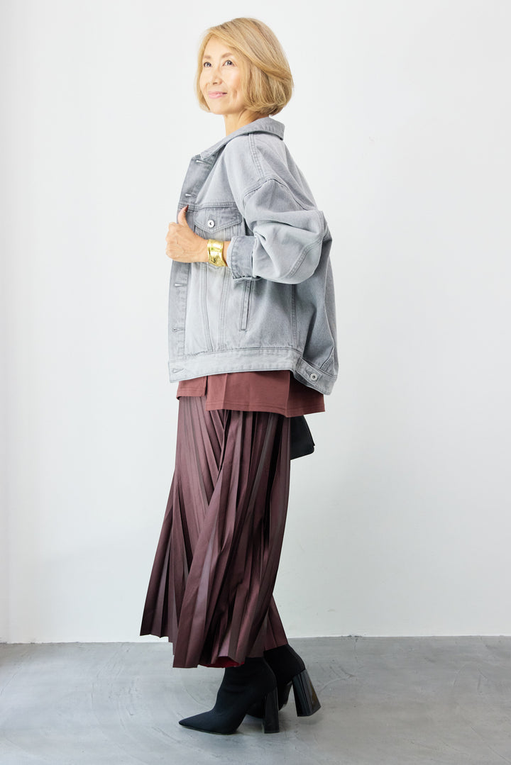 【REIKOコラボ】バックコクーンデニムGジャン