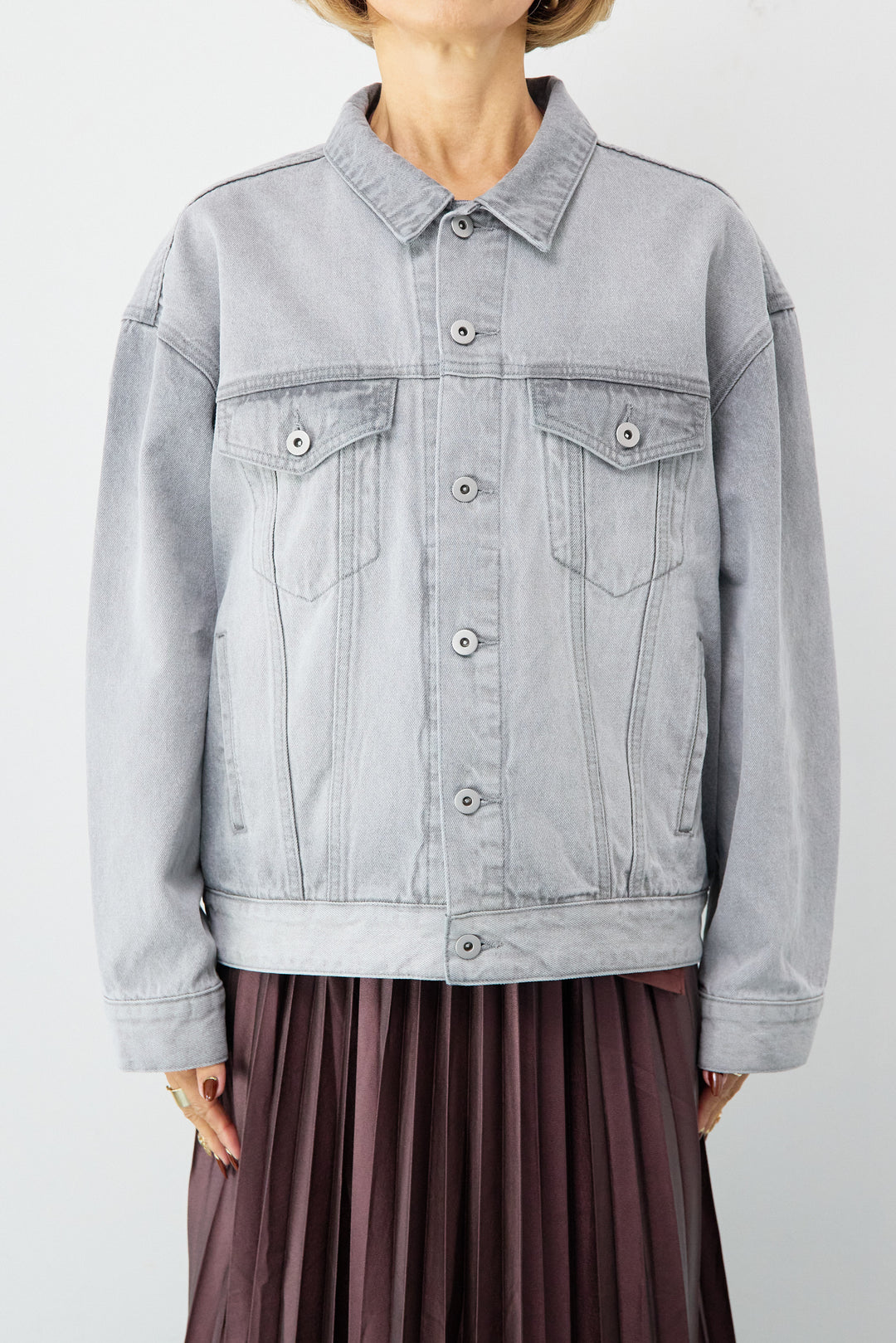 【REIKOコラボ】バックコクーンデニムGジャン