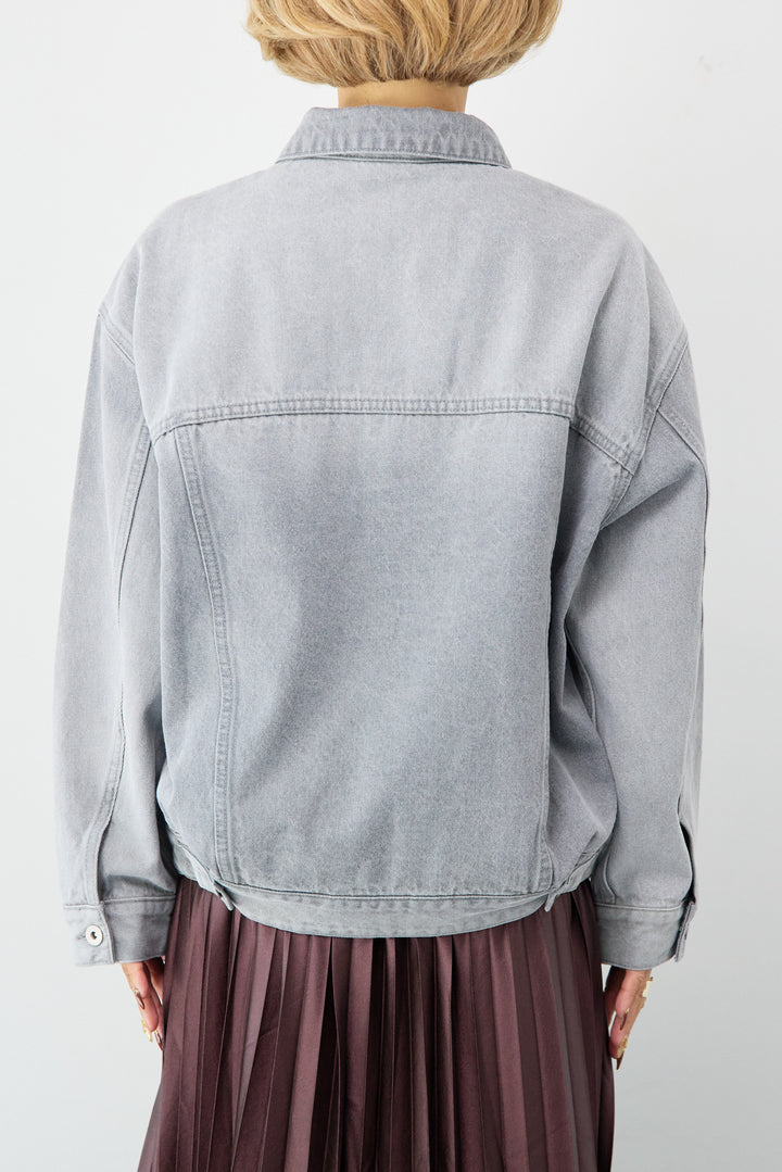 【REIKOコラボ】バックコクーンデニムGジャン