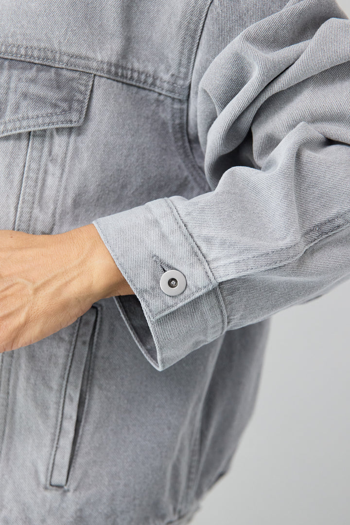 【REIKOコラボ】バックコクーンデニムGジャン