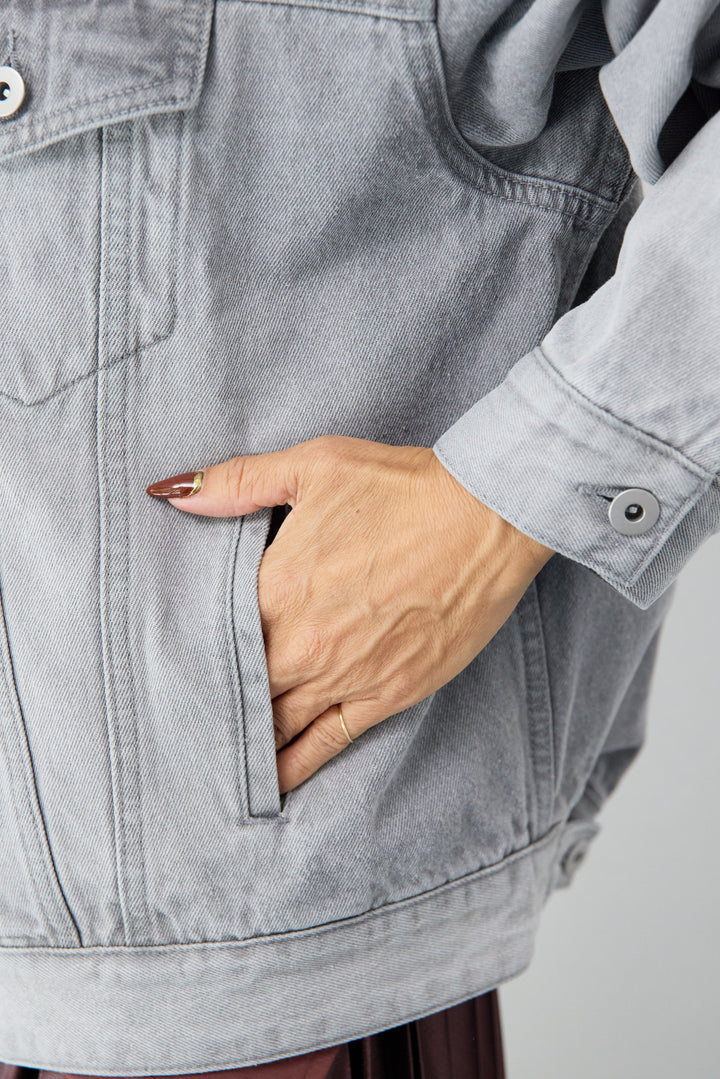 【REIKOコラボ】バックコクーンデニムGジャン