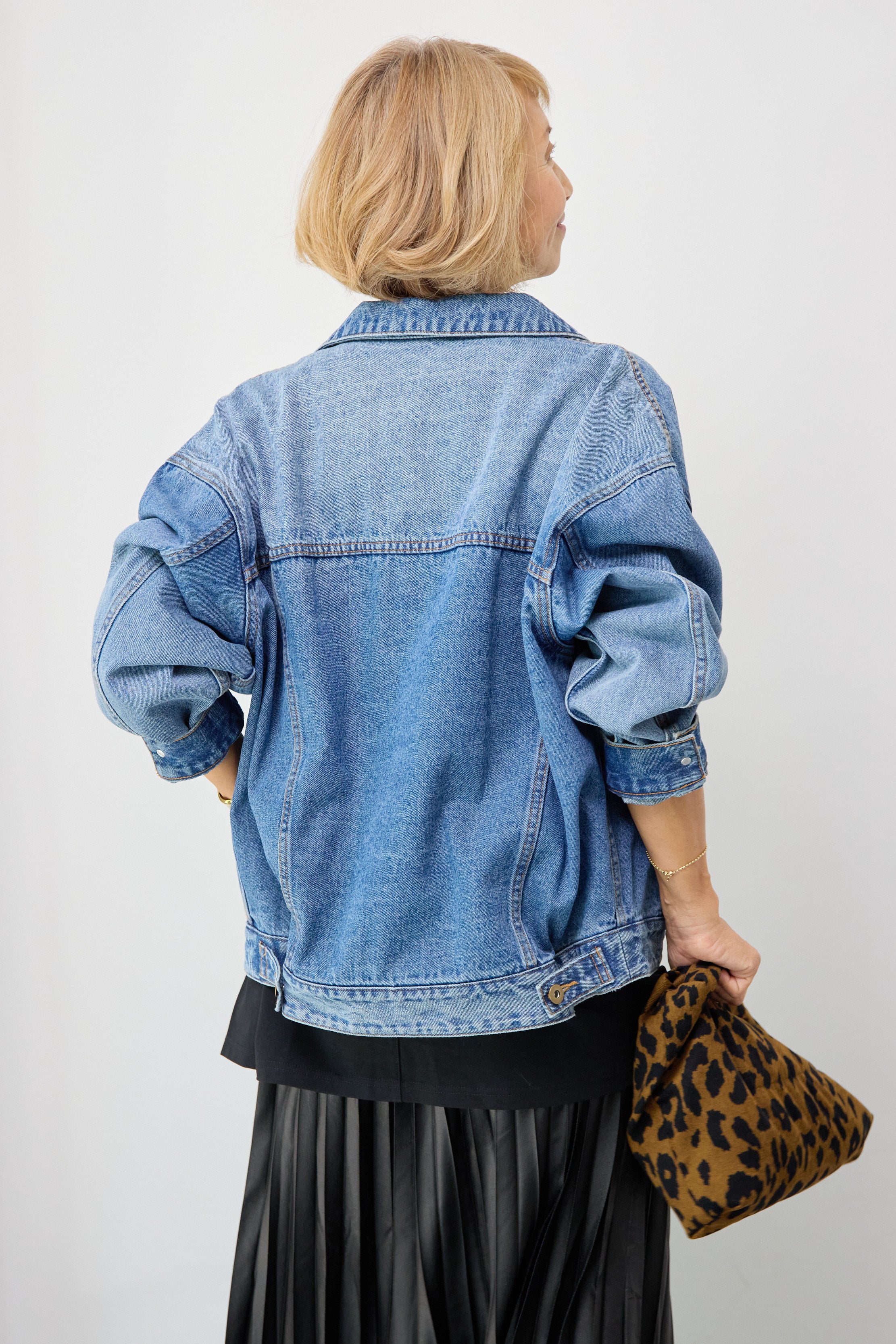 OTOHA BACKコクーンGジャン REIKOコラボ】バックコクーンデニムGジャン – plusotoha