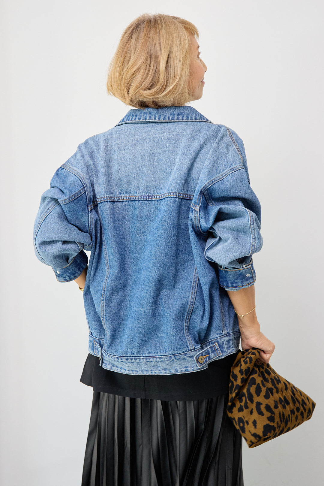 【REIKOコラボ】バックコクーンデニムGジャン