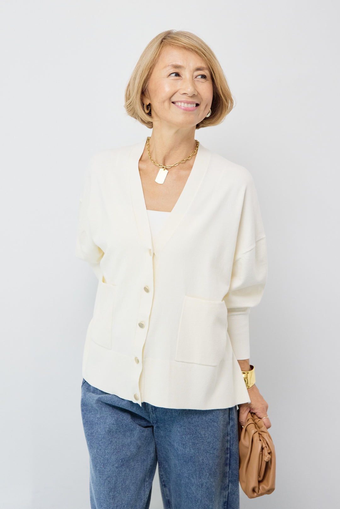 【REIKOコラボ】~防静電気・抗菌・紫外線防止・吸湿発熱~ウォームニットカーディガン