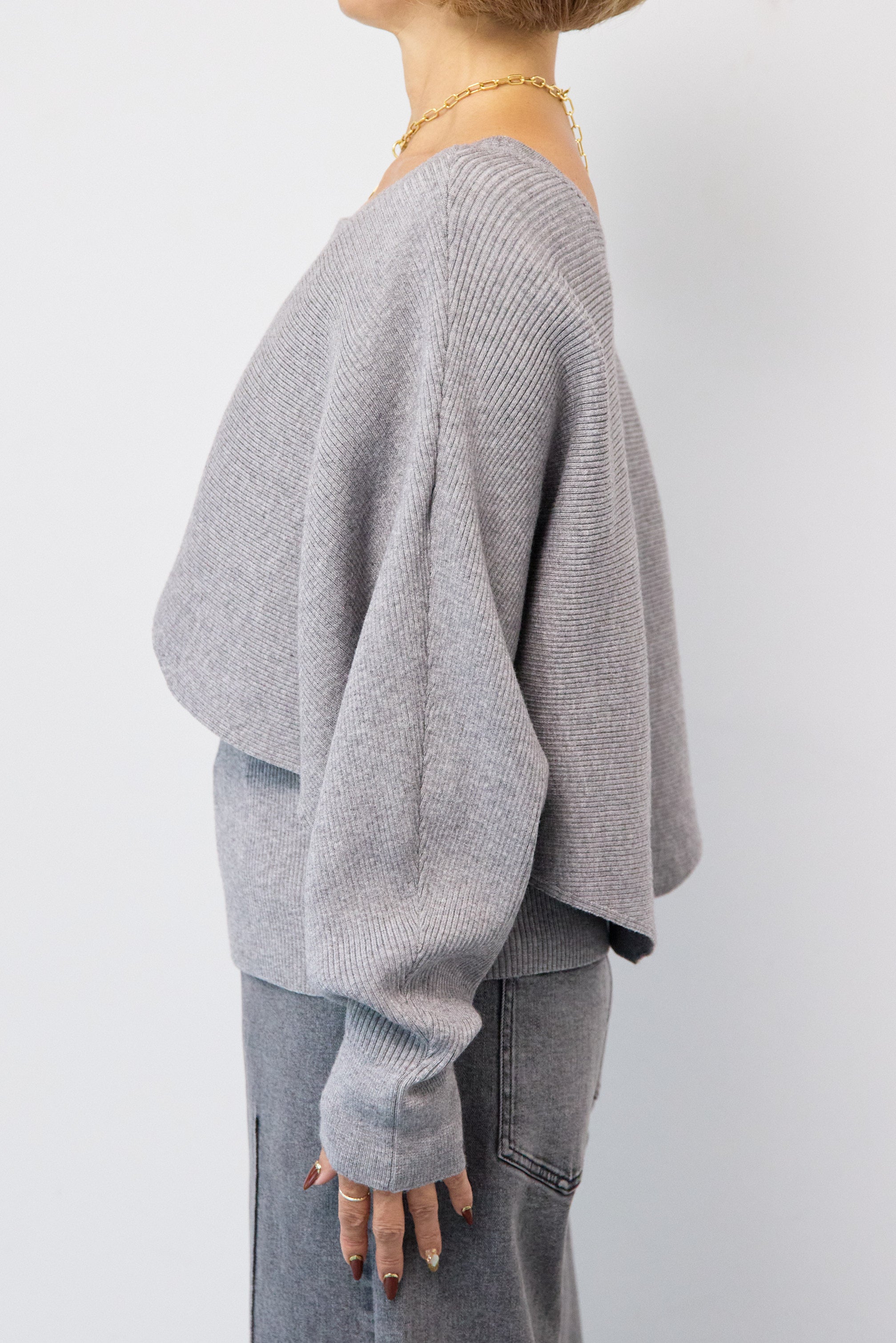 アシメケープタンクニットセット – plusotoha