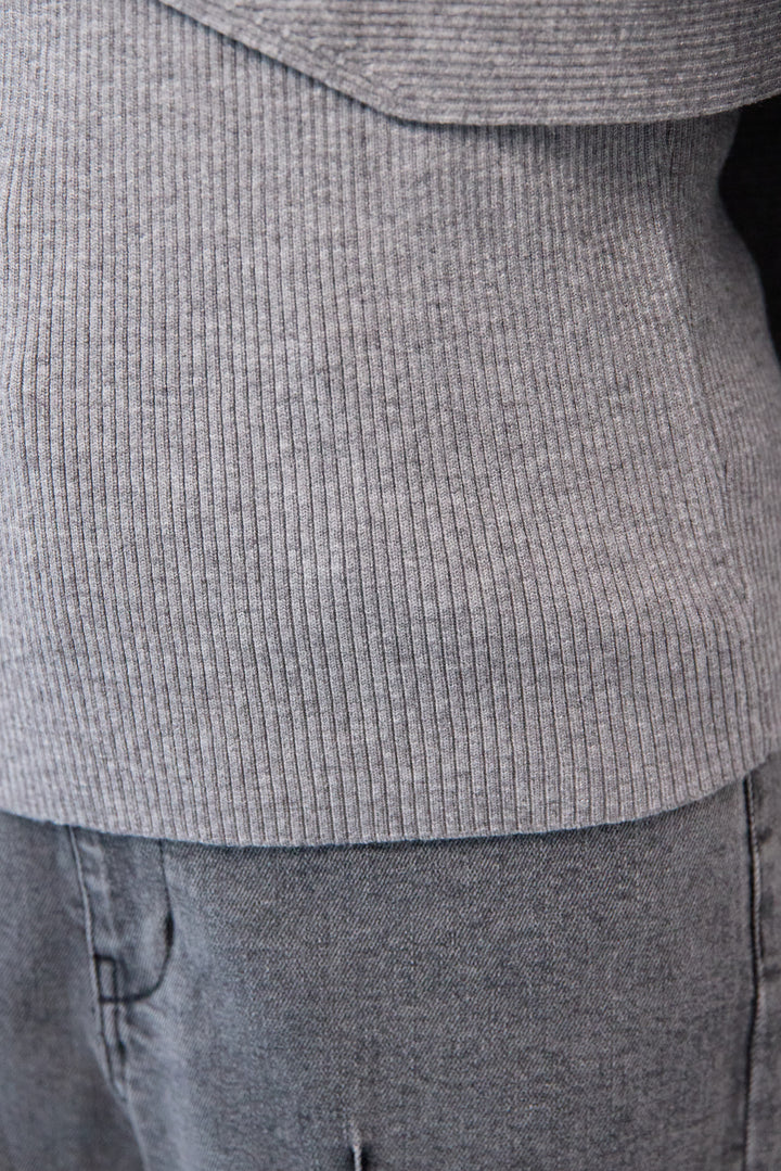 アシメケープタンクニットセット