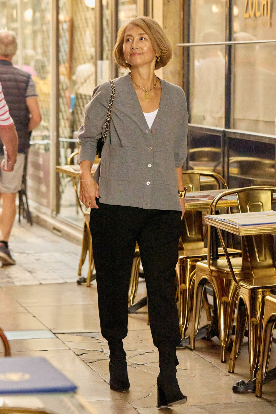 【REIKOコラボ】~防静電気・抗菌・紫外線防止・吸湿発熱~ウォームニットカーディガン