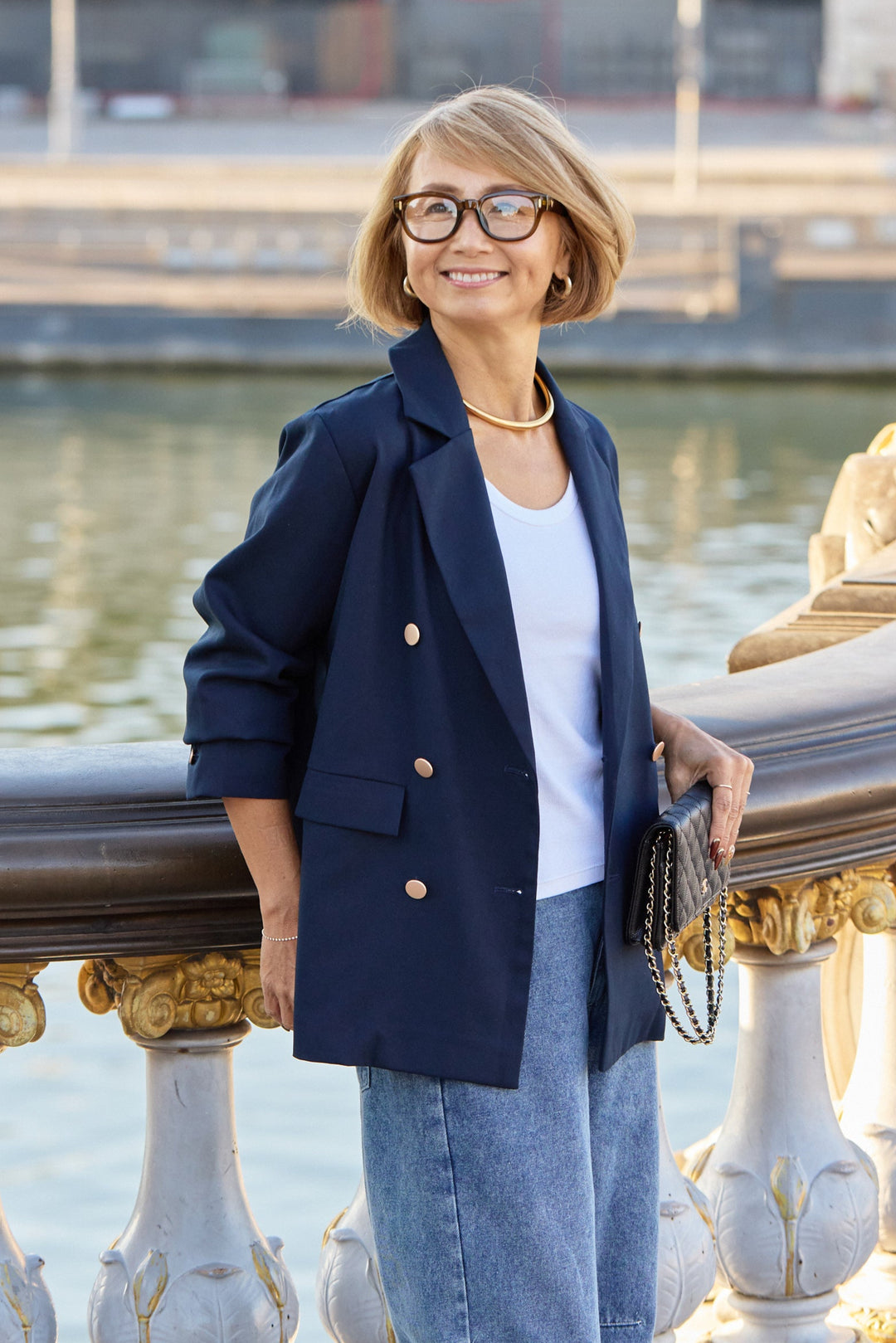 【REIKOコラボ】メタルボタンダブルジャケット