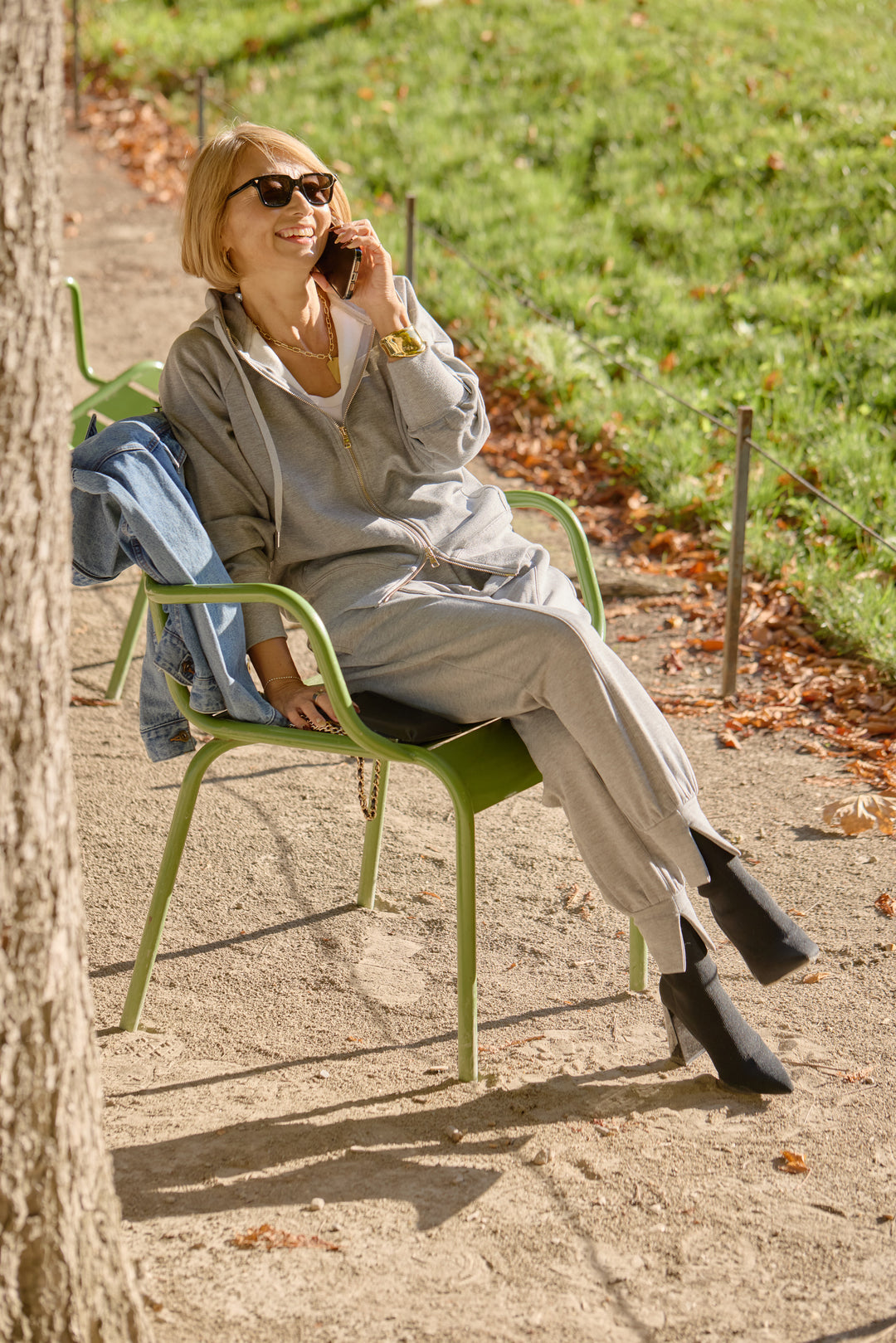 【REIKOコラボ】スウェット起毛ジョガーパンツ