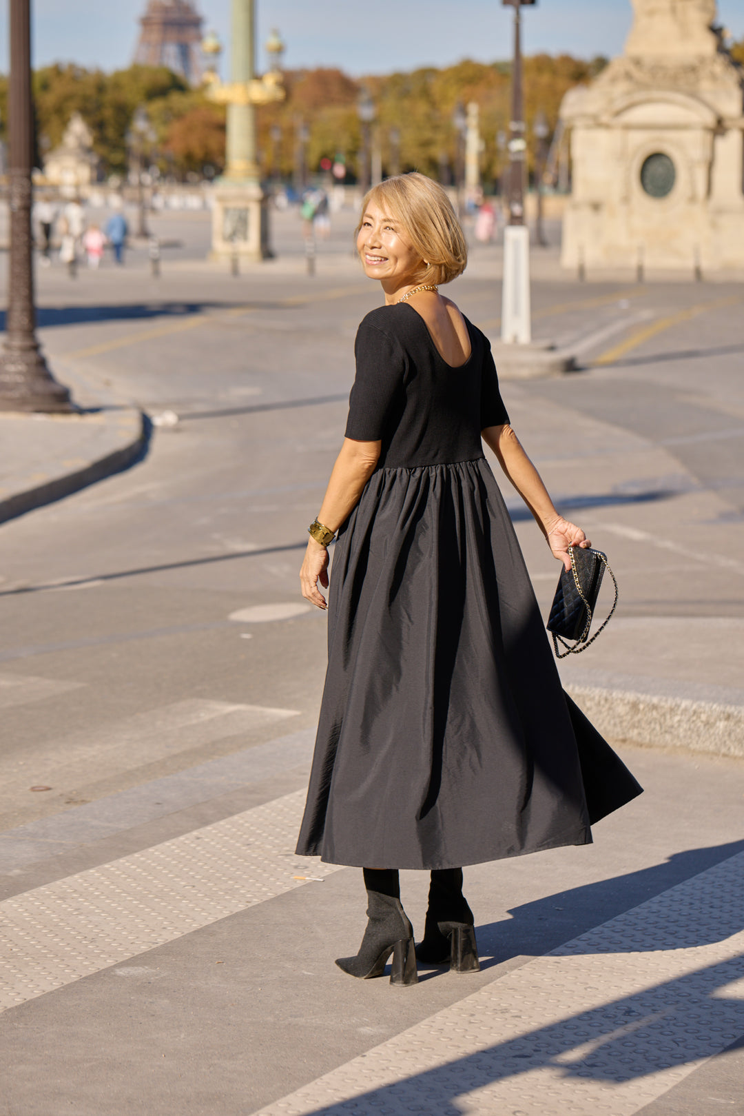 【REIKOコラボ】ジャガードドッキングワンピース