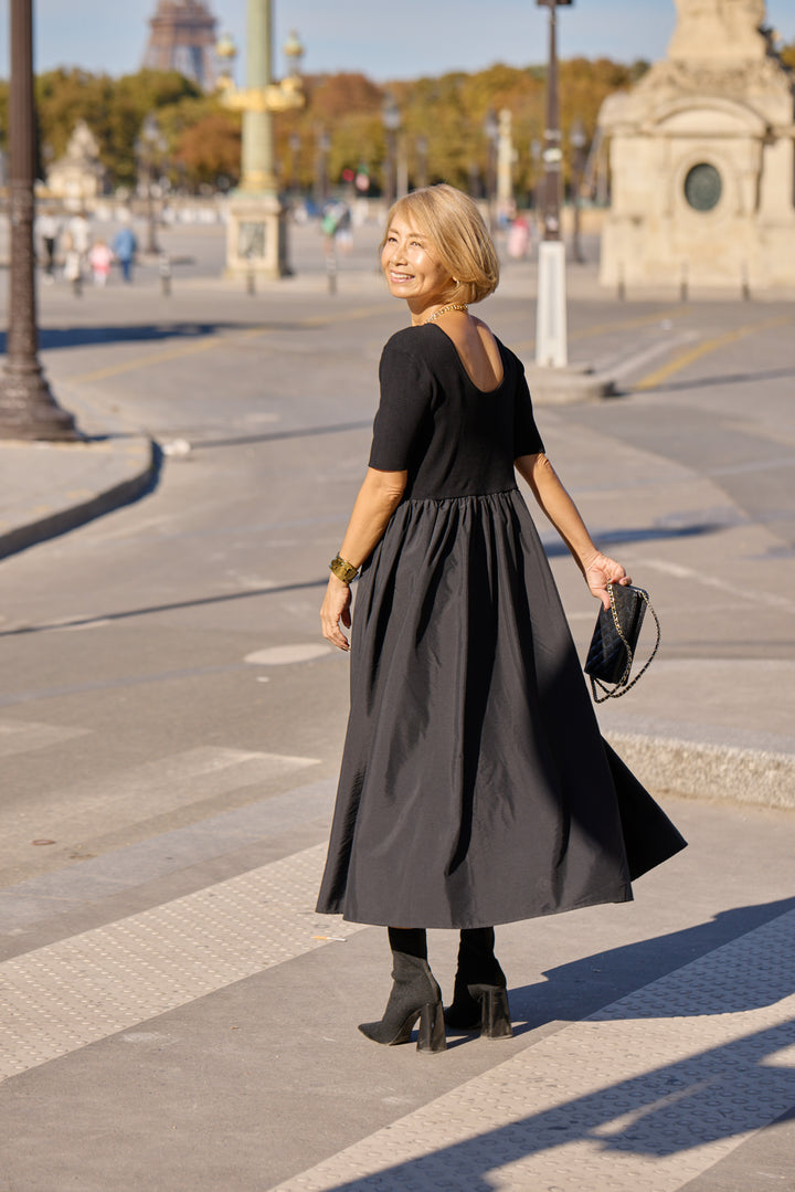 【REIKOコラボ】ジャガードドッキングワンピース