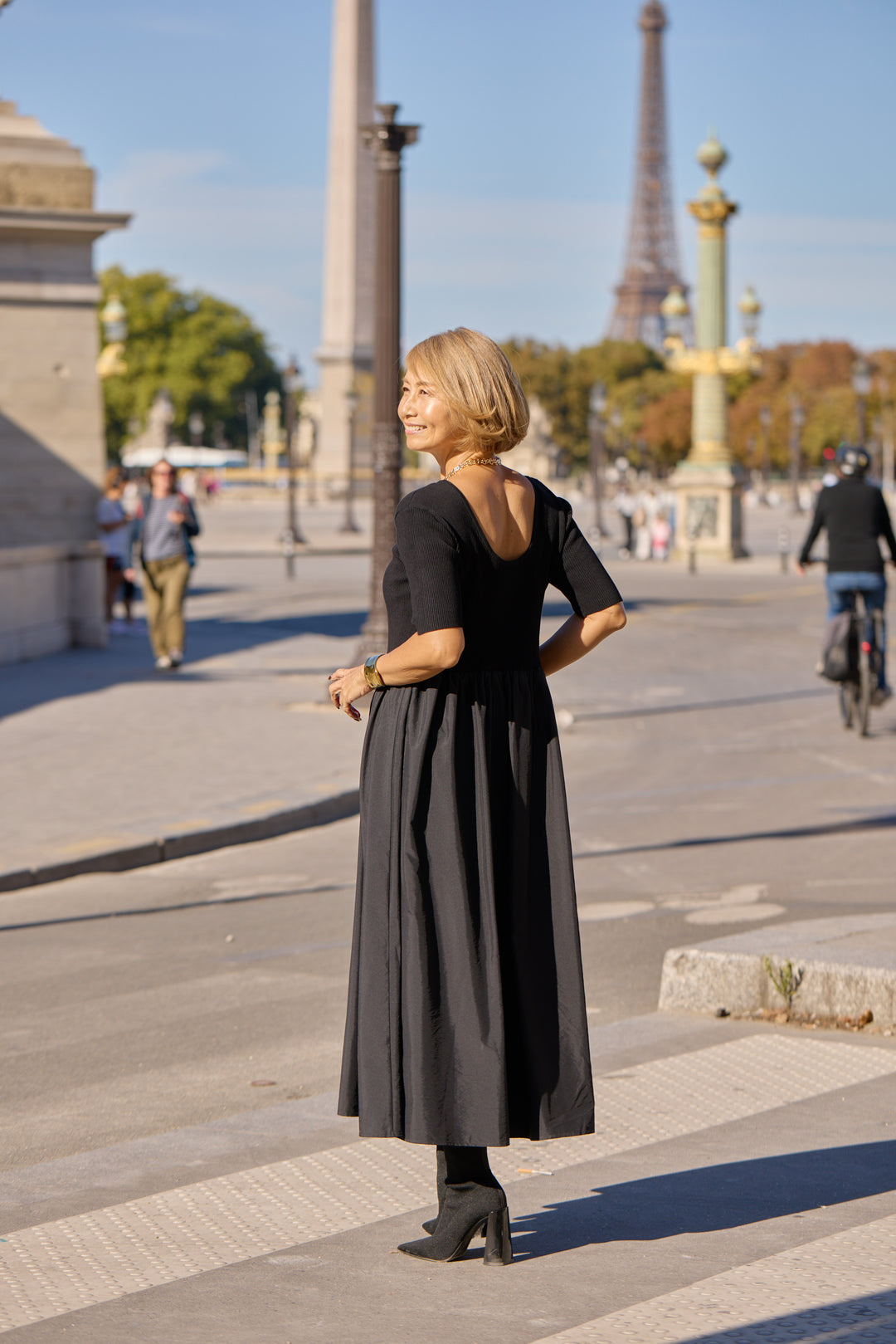 【REIKOコラボ】ジャガードドッキングワンピース