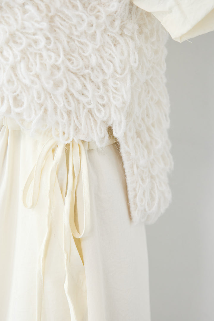 フリルニットベスト