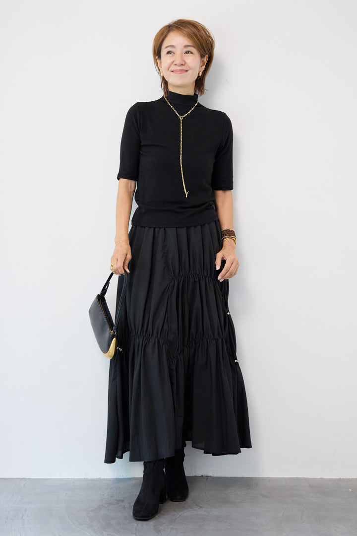 ランダムギャザーデザインスカート