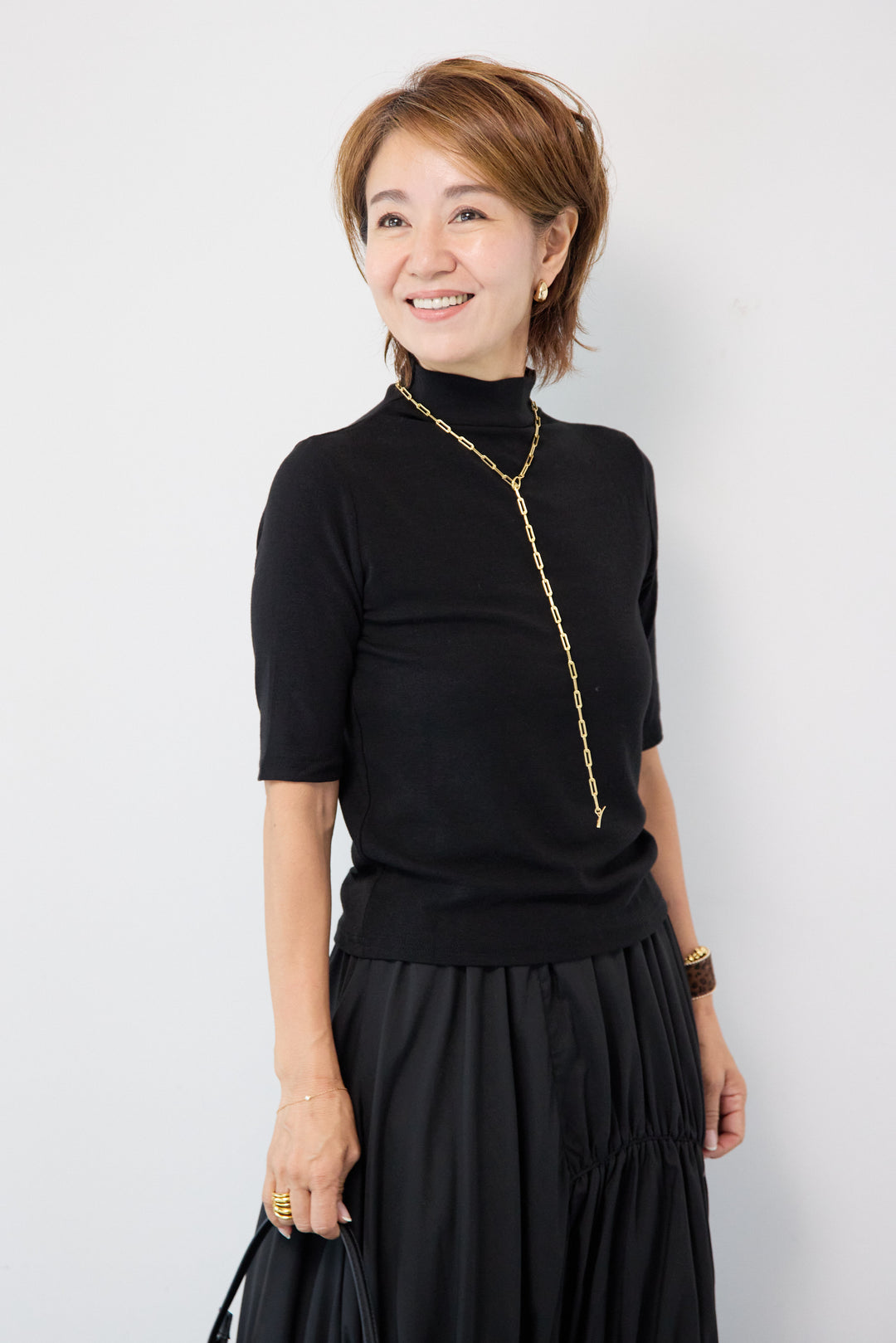 ランダムギャザーデザインスカート