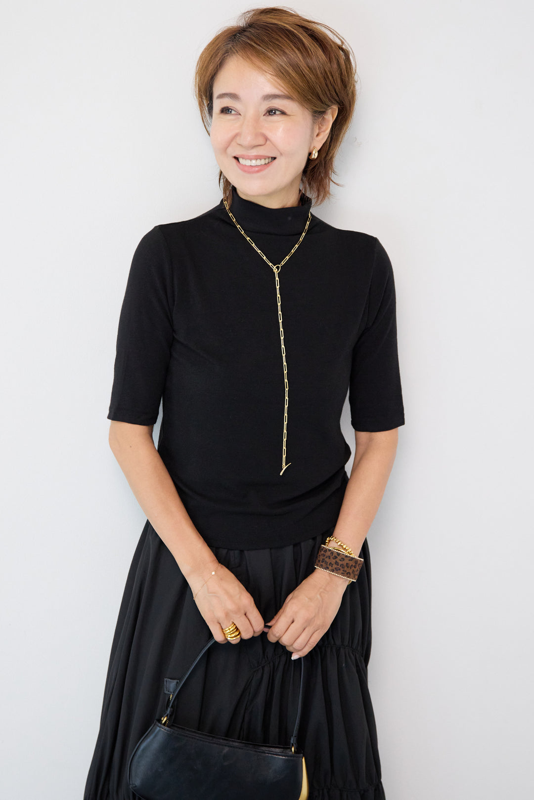 ランダムギャザーデザインスカート