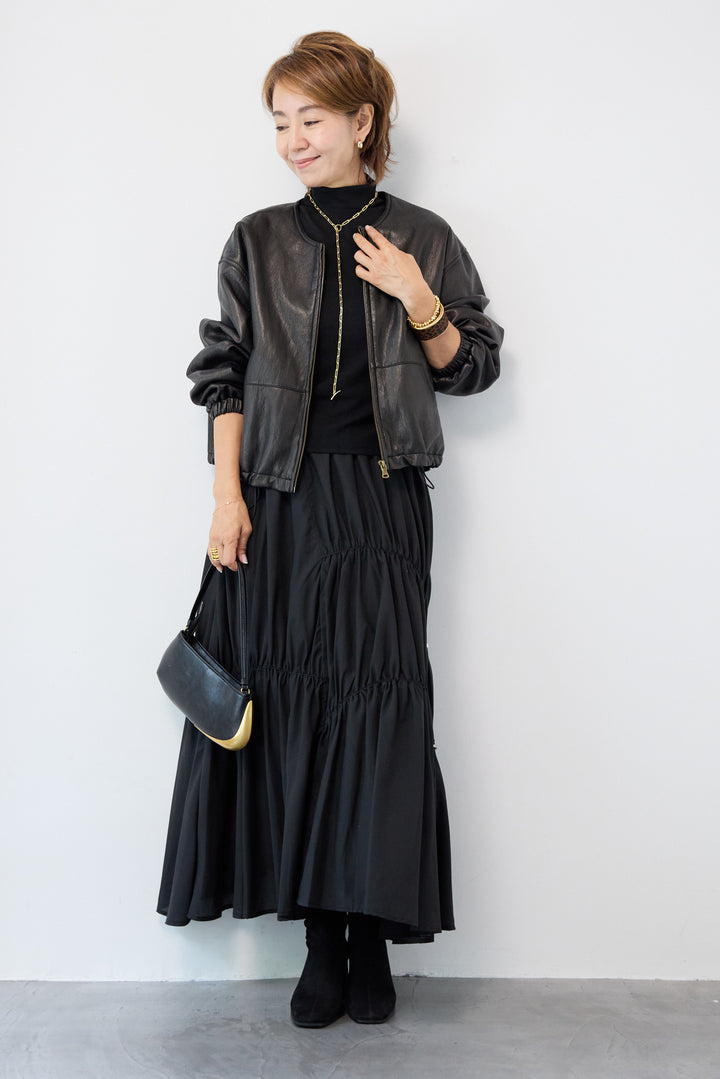 プチハイネックカットソー