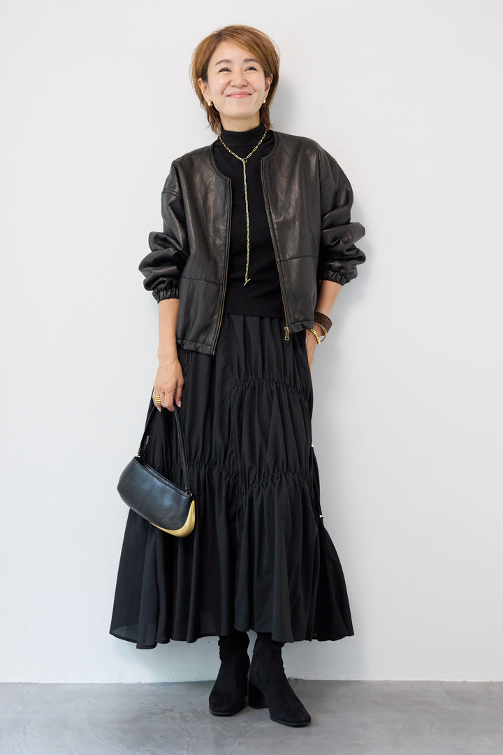 プチハイネックカットソー