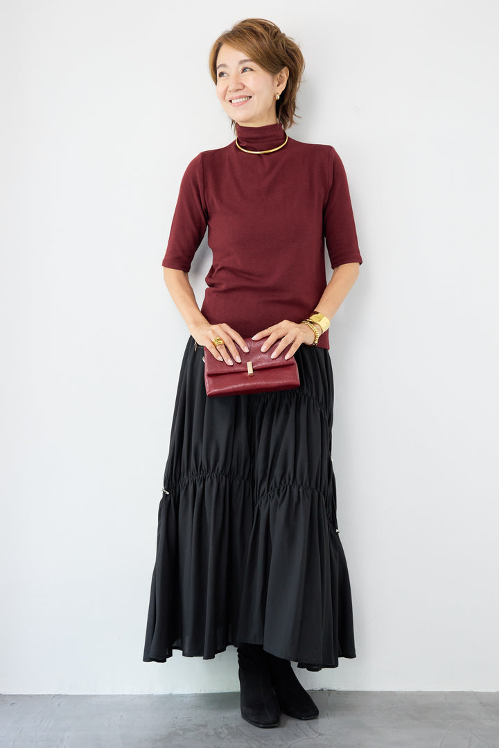 ランダムギャザーデザインスカート