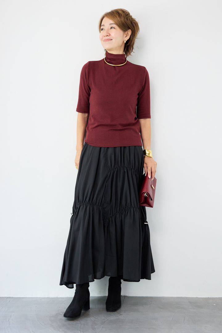 プチハイネックカットソー