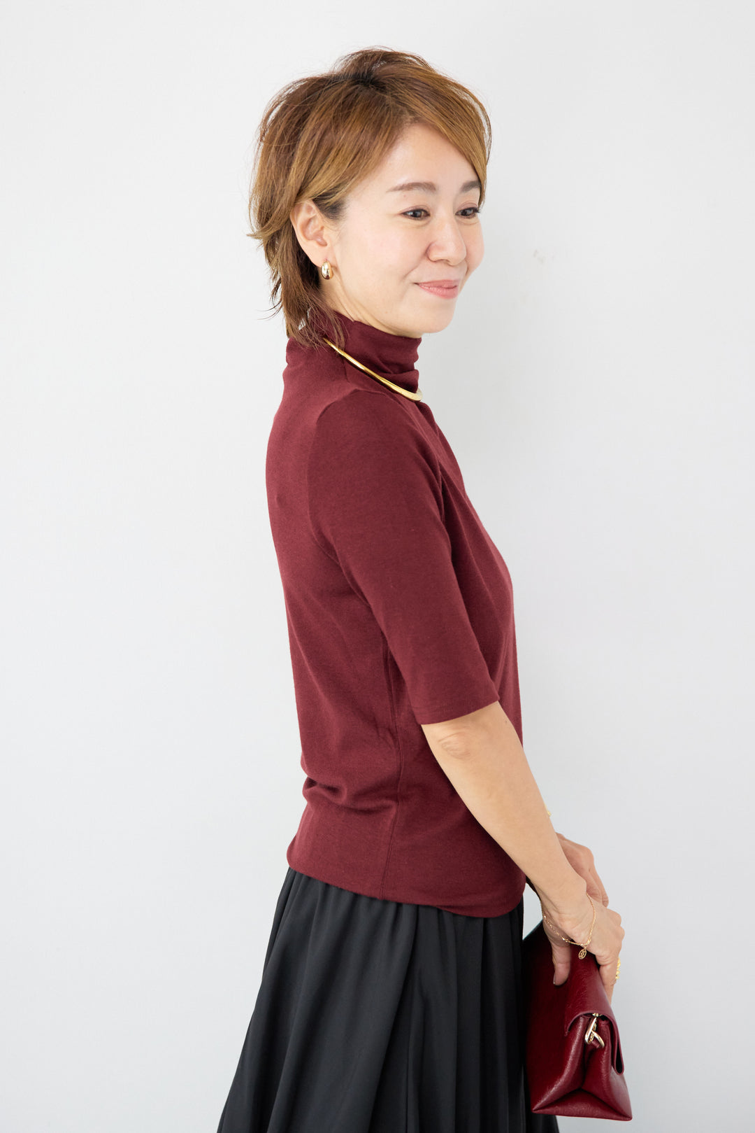 ランダムギャザーデザインスカート