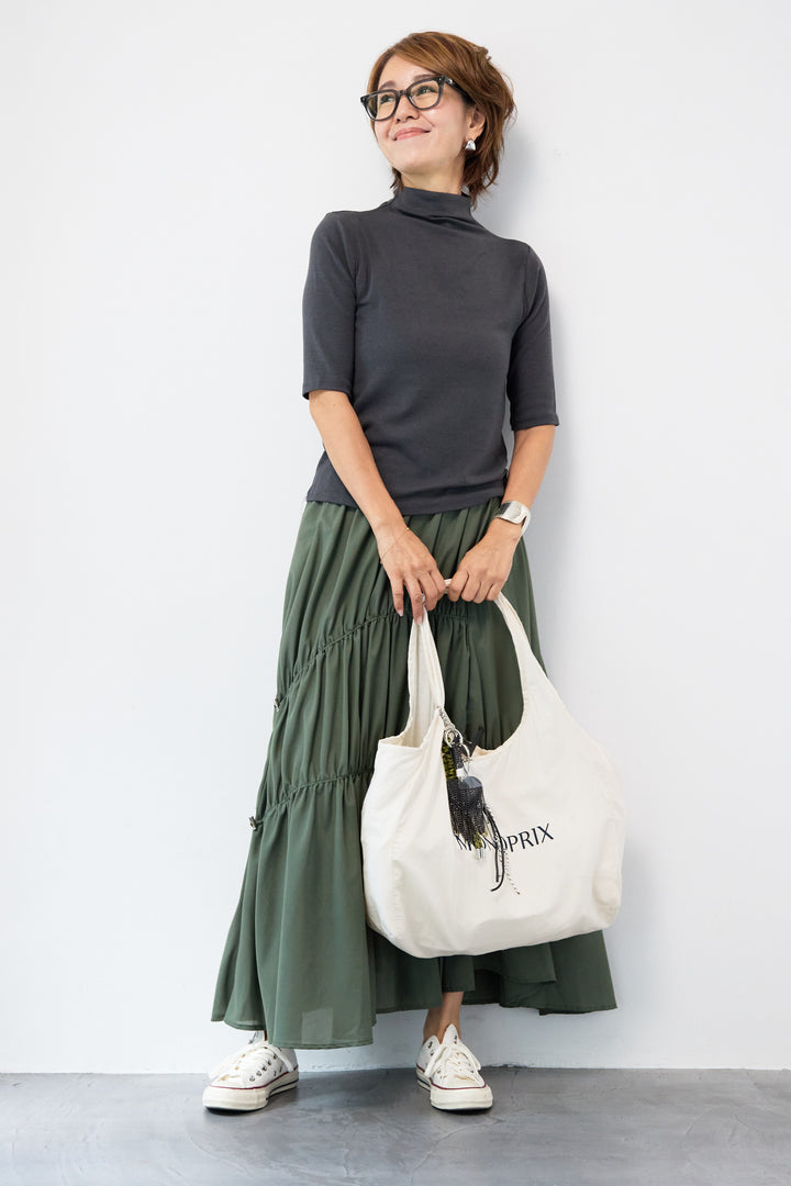 プチハイネックカットソー