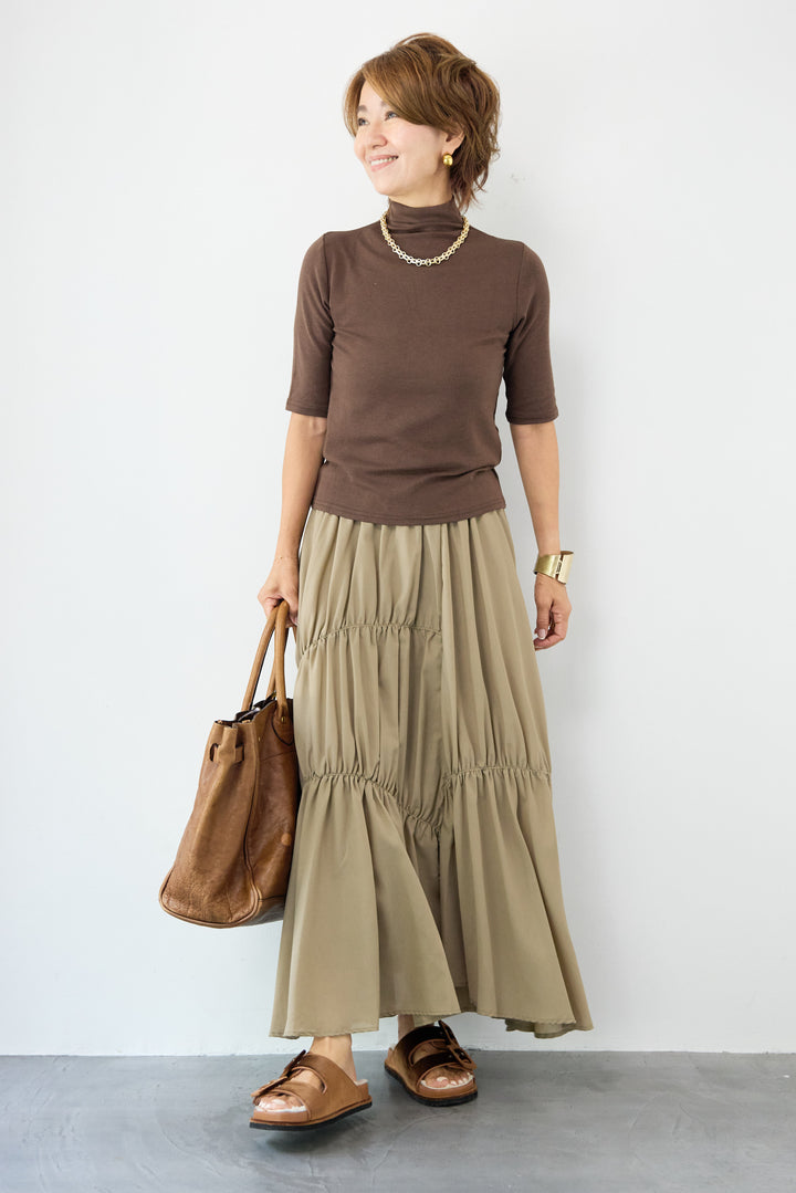 ランダムギャザーデザインスカート