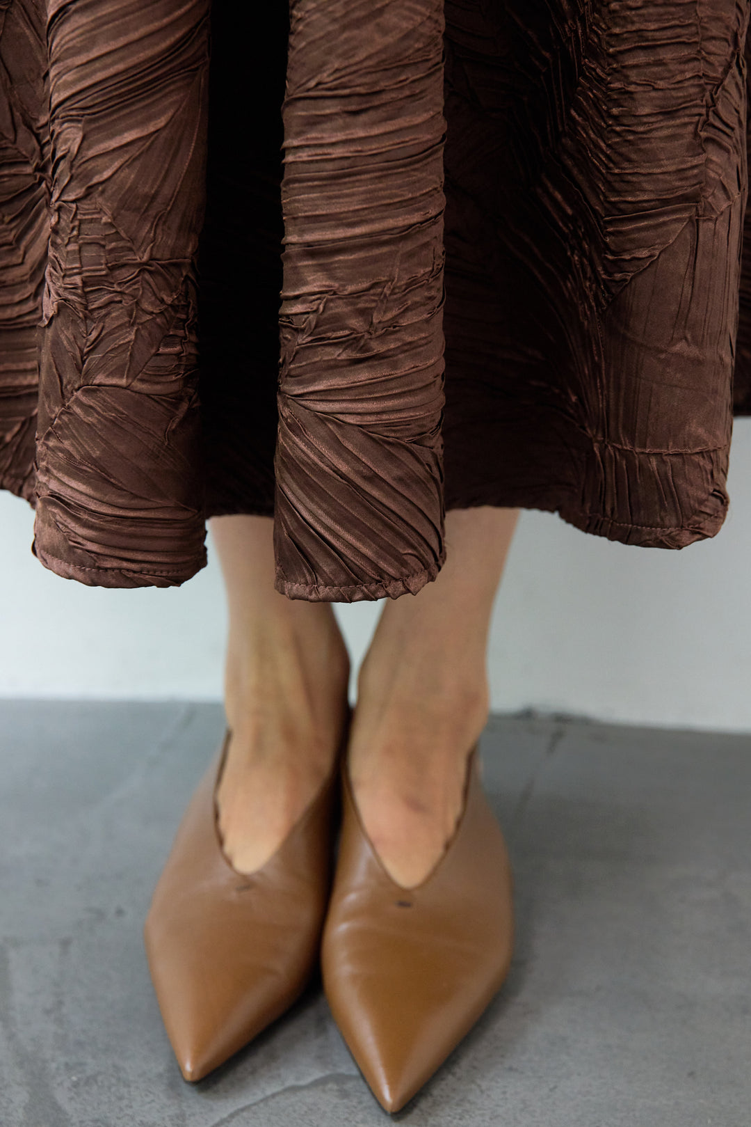 ジャガードフレアスカート