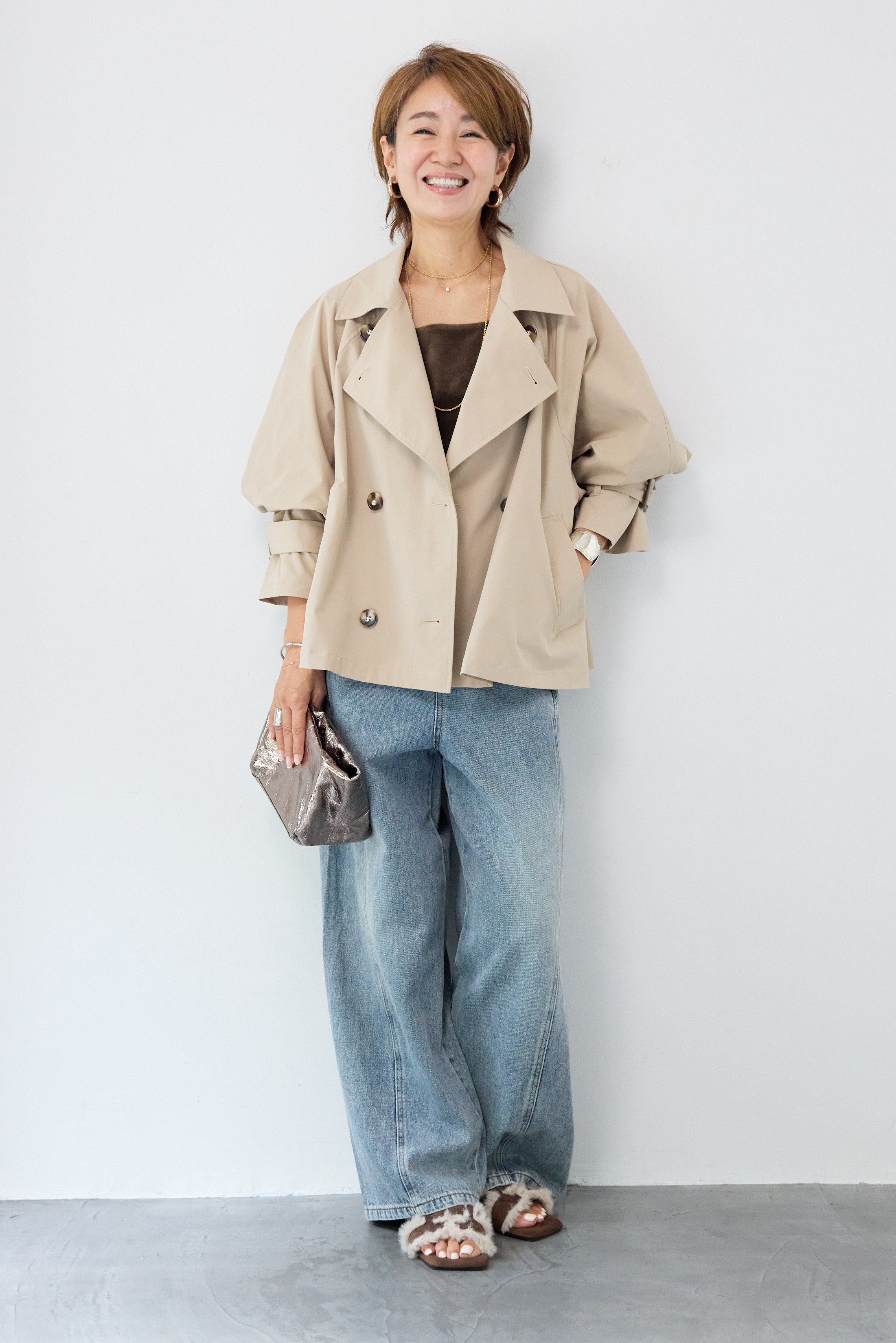 ショートトレンチコート – plusotoha