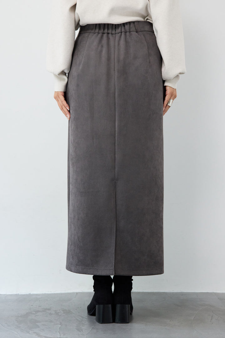 マシュマロスエードナロースカート
