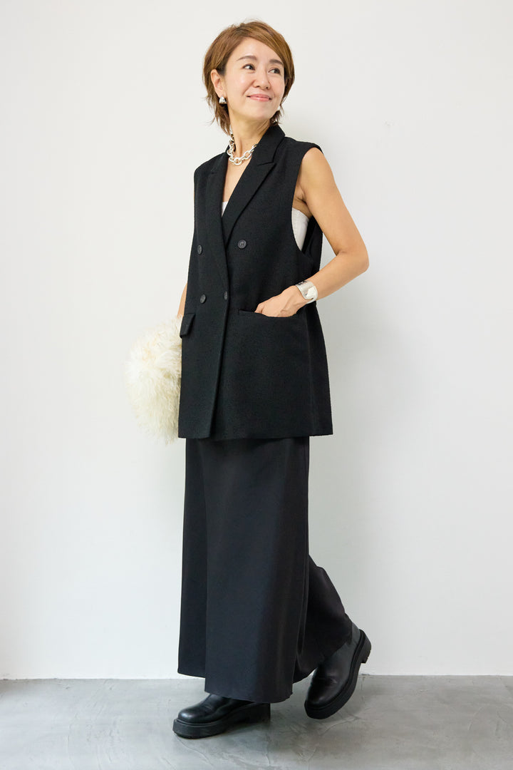 ヴィンテージサテンフレアスカート