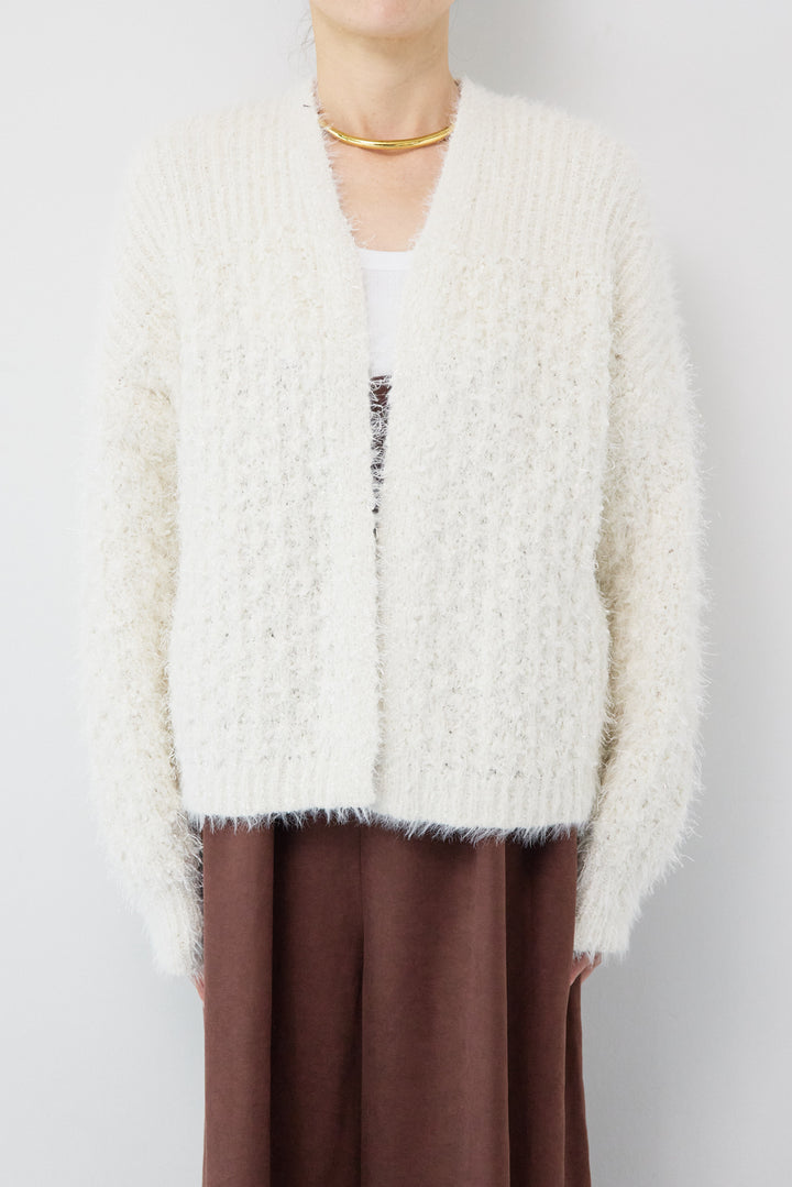 ラメフワラーフェザーモールネップトッパー