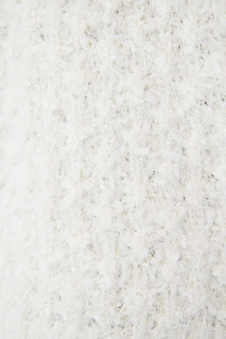 ラメフワラーフェザーモールネップトッパー