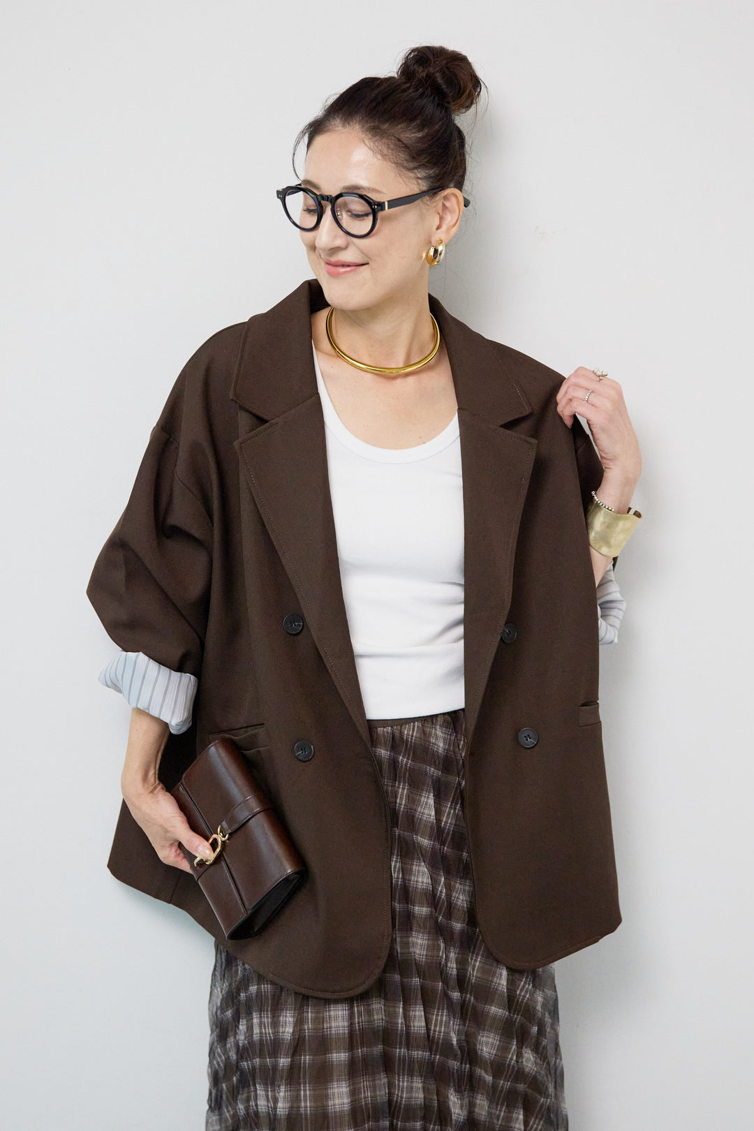 ダブルボタンテーラージャケット