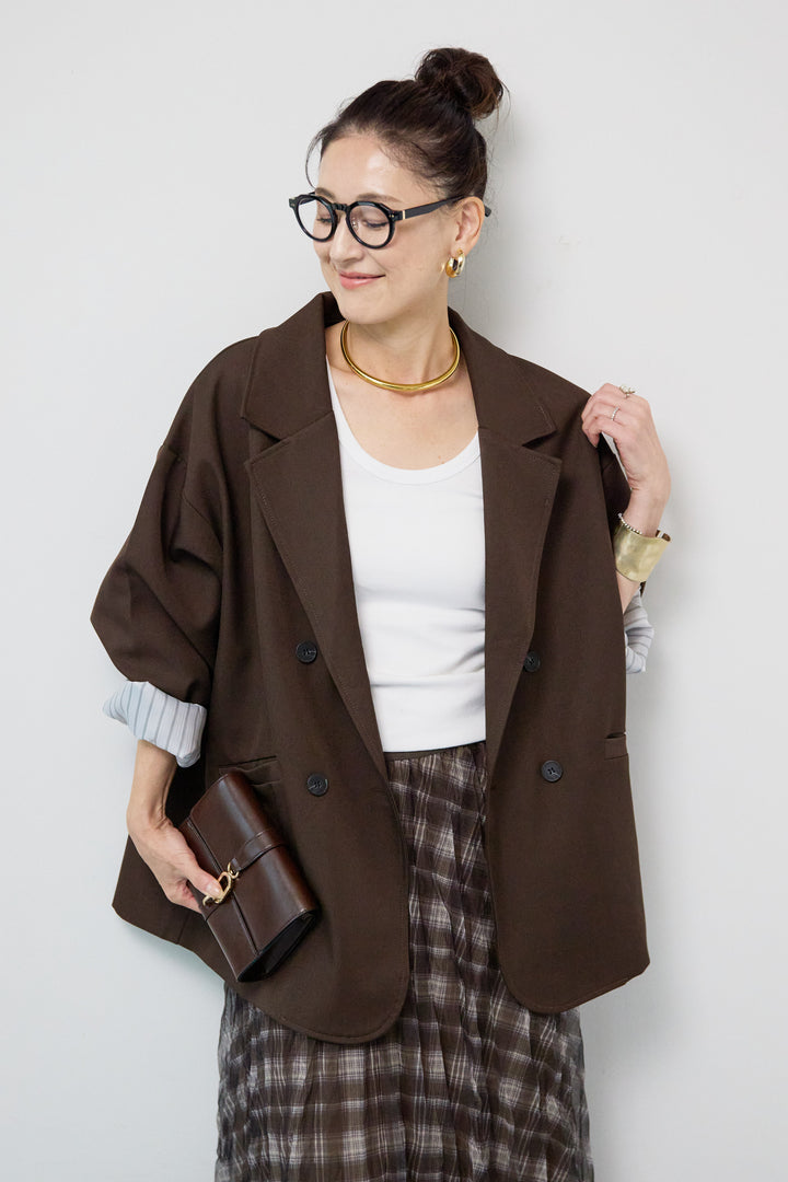 ダブルボタンテーラージャケット