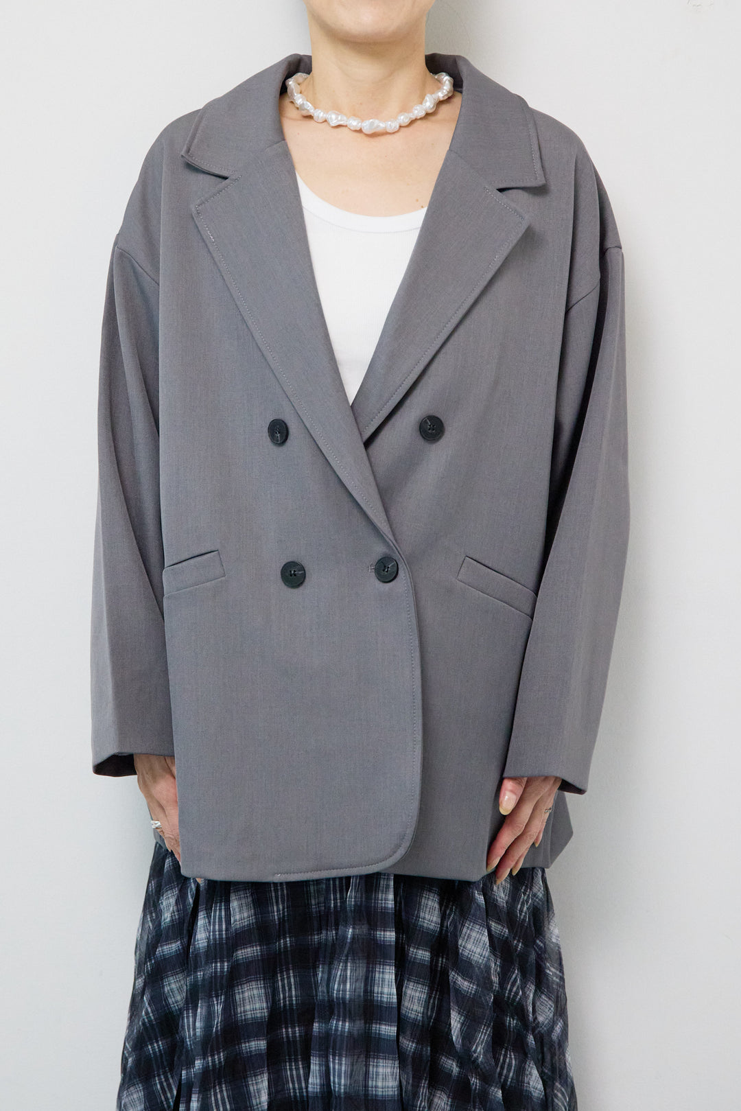 ダブルボタンテーラージャケット