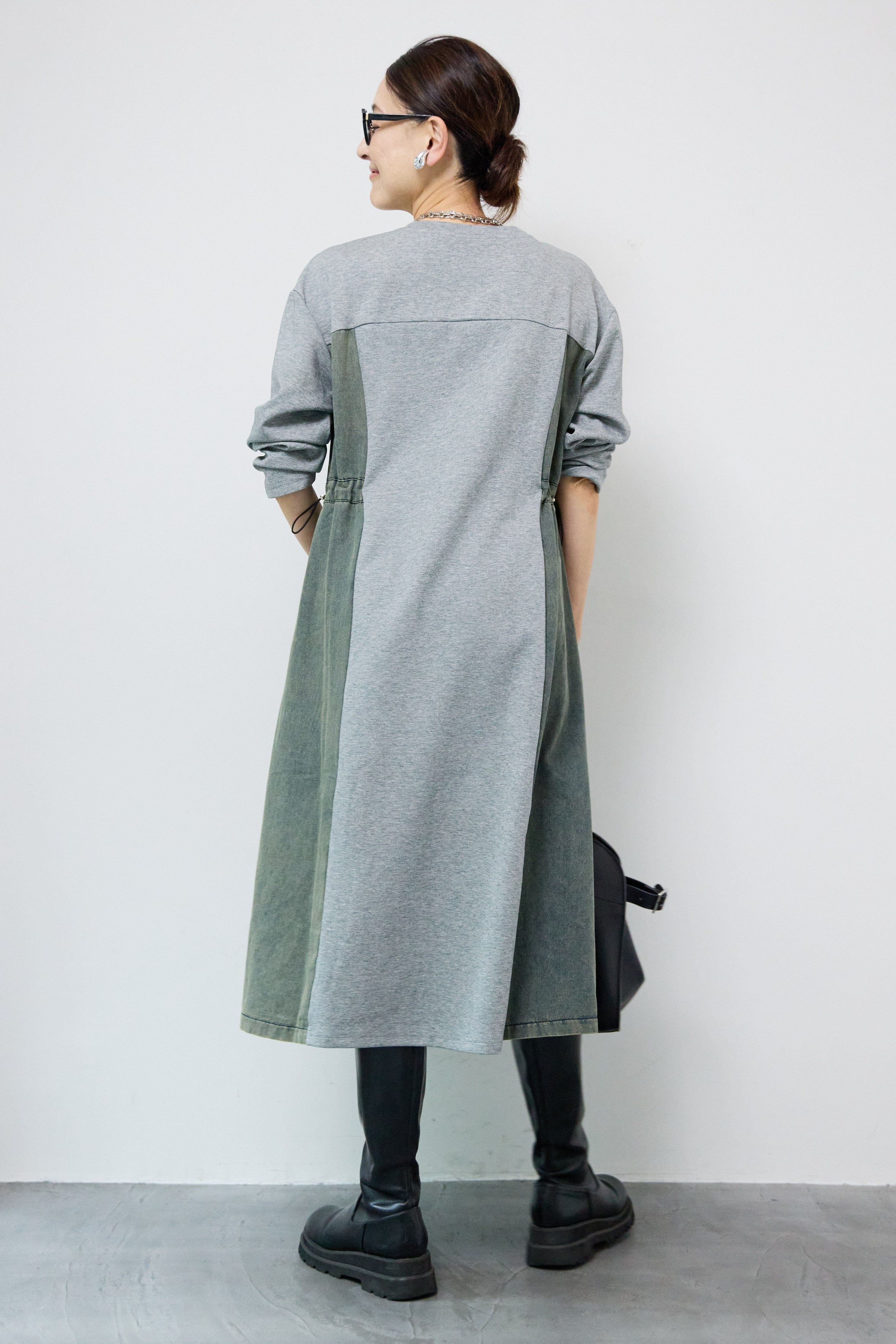 デニム切替カットワンピース – plusotoha