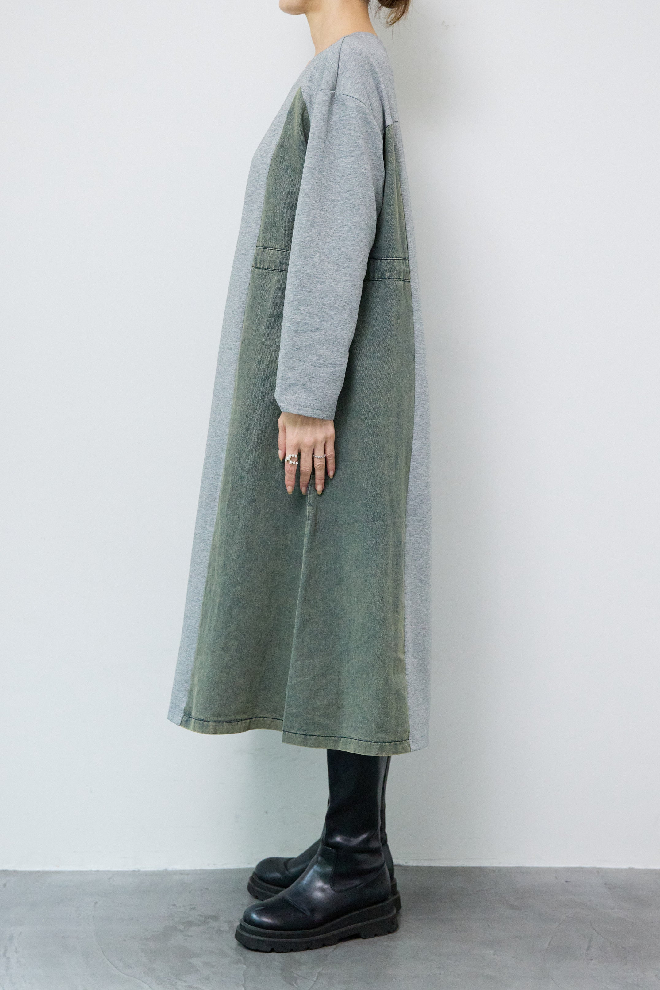 デニム切替カットワンピース – plusotoha