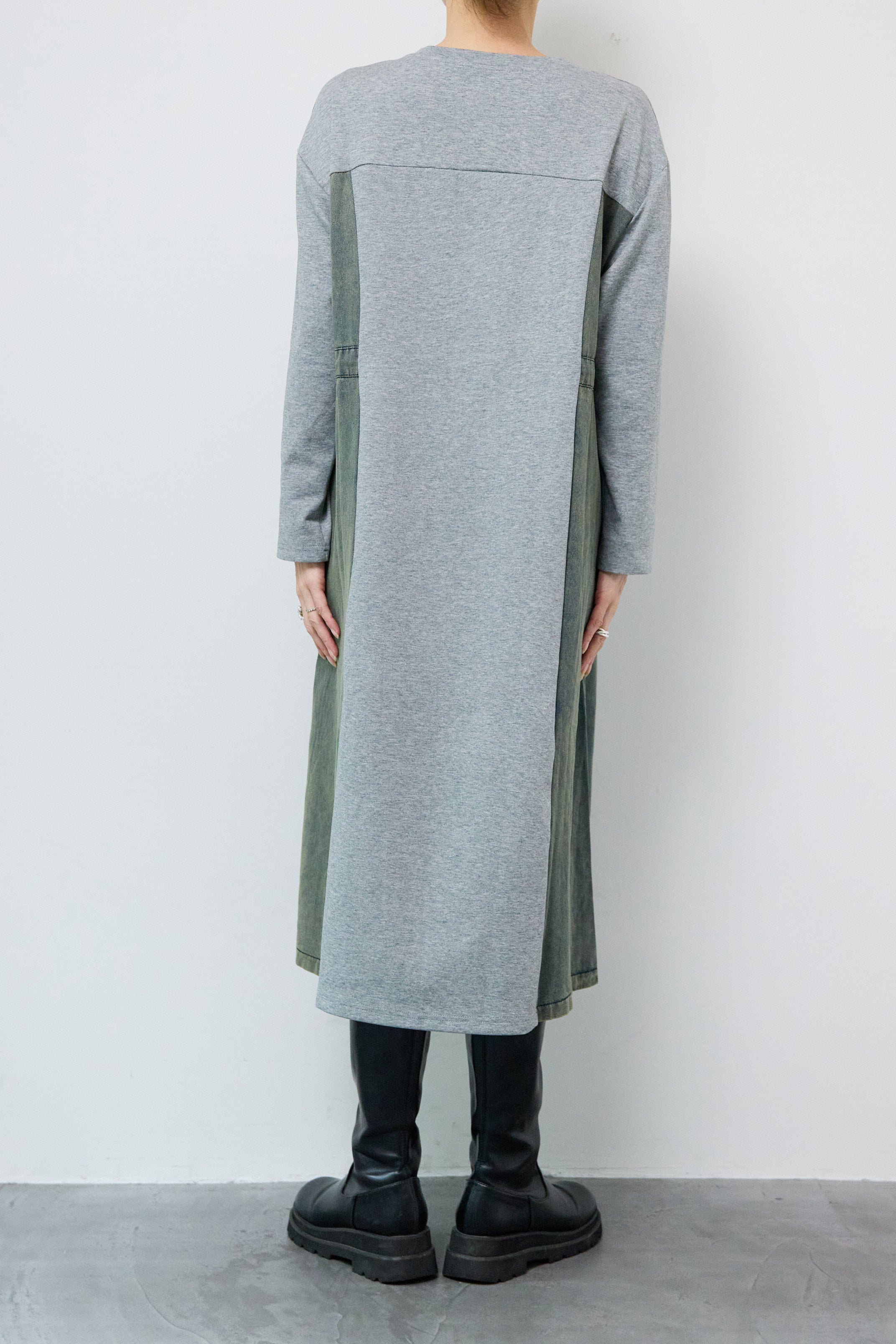 デニム切替カットワンピース – plusotoha