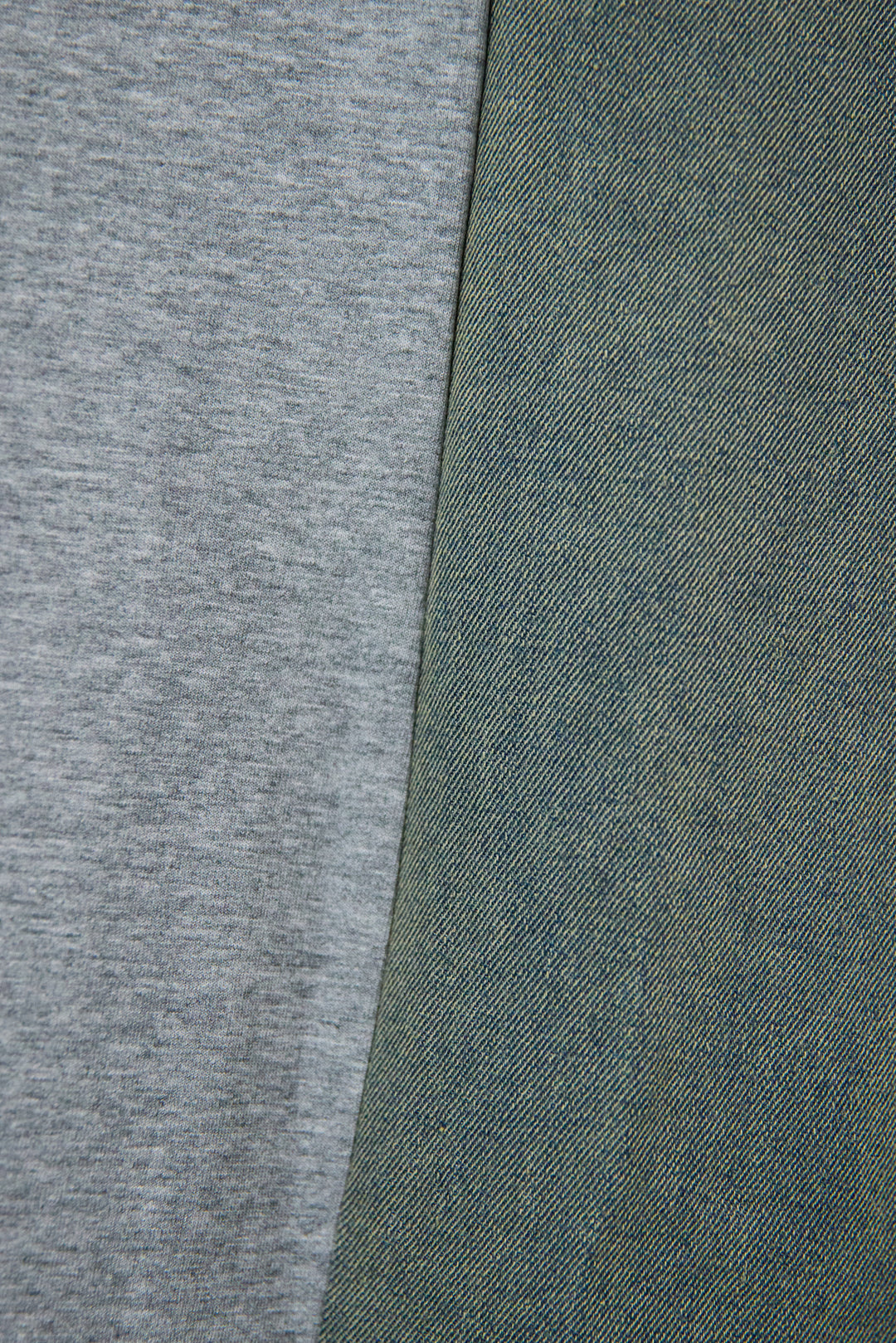 デニム切替カットワンピース