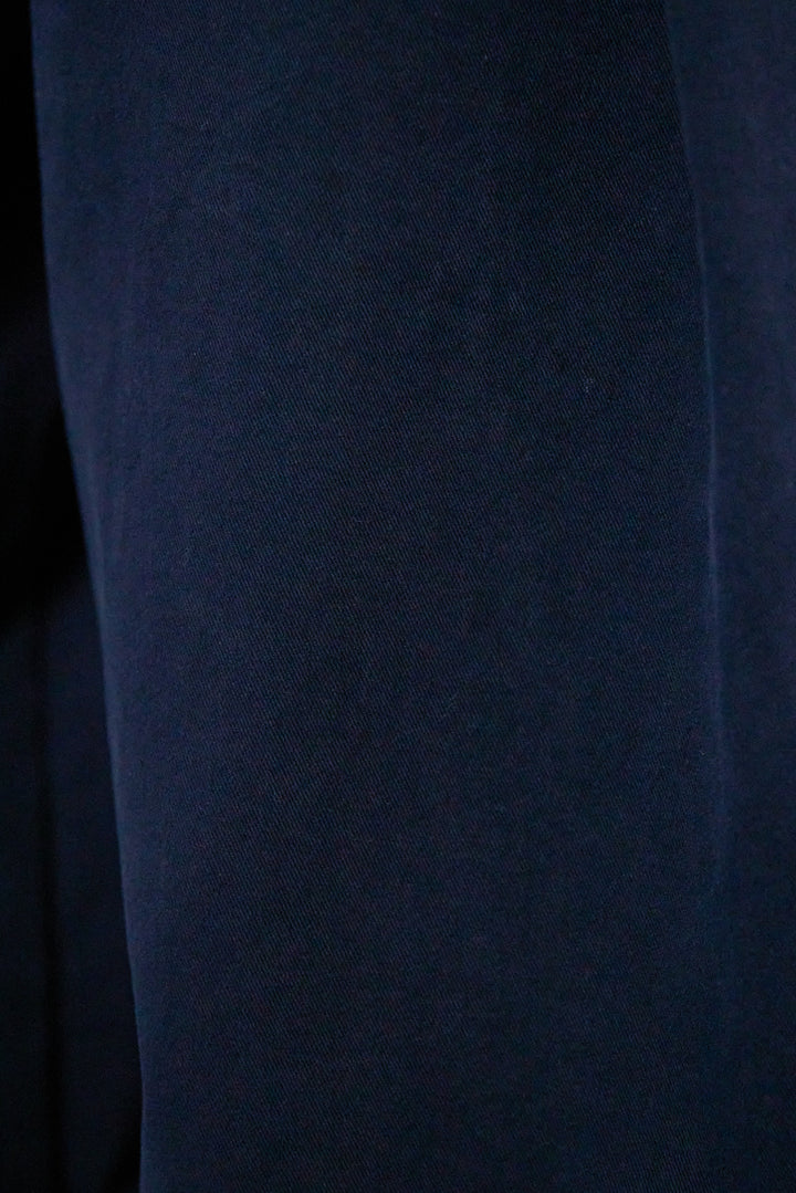 ウエストリボン微起毛ワイドパンツ