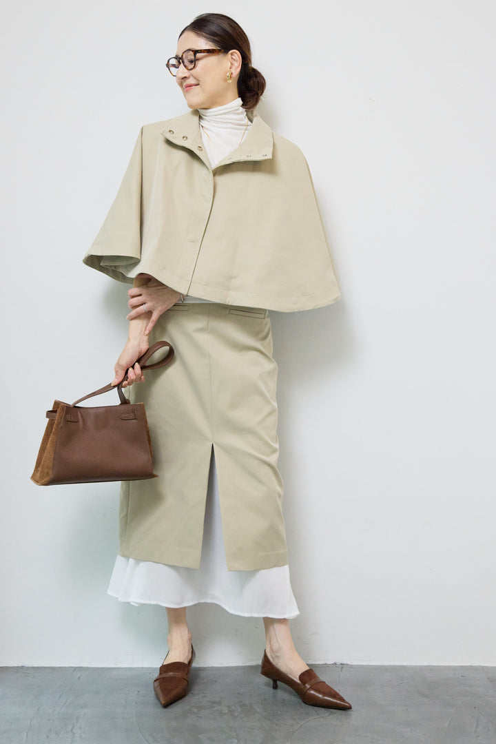 シフォンレイヤードIラインスカート