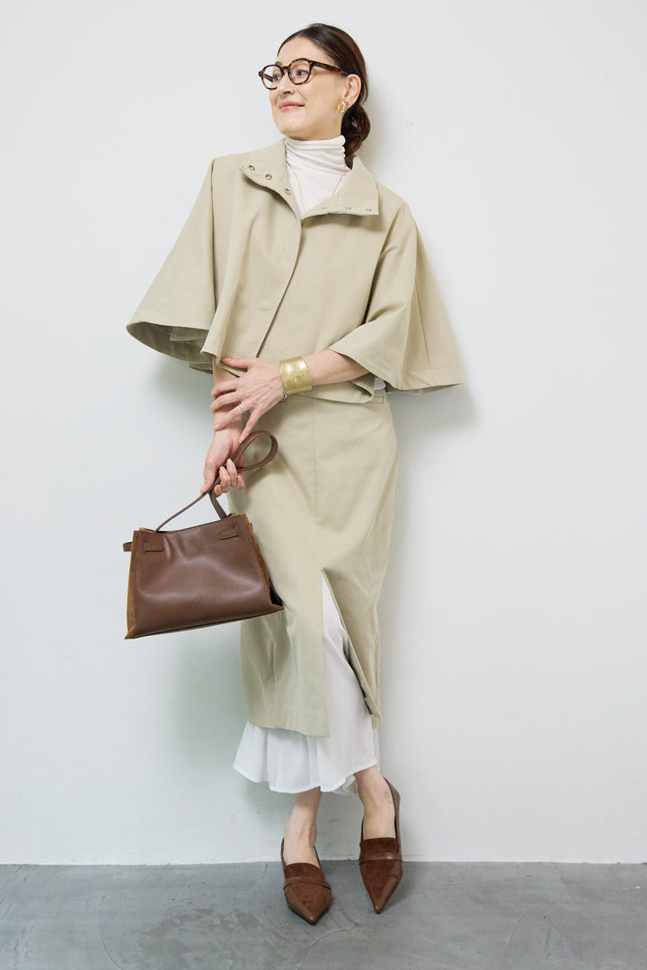 シフォンレイヤードIラインスカート