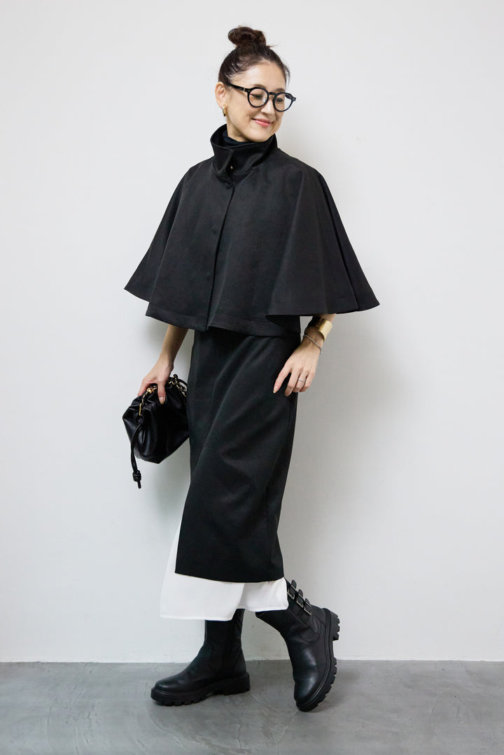 シフォンレイヤードIラインスカート