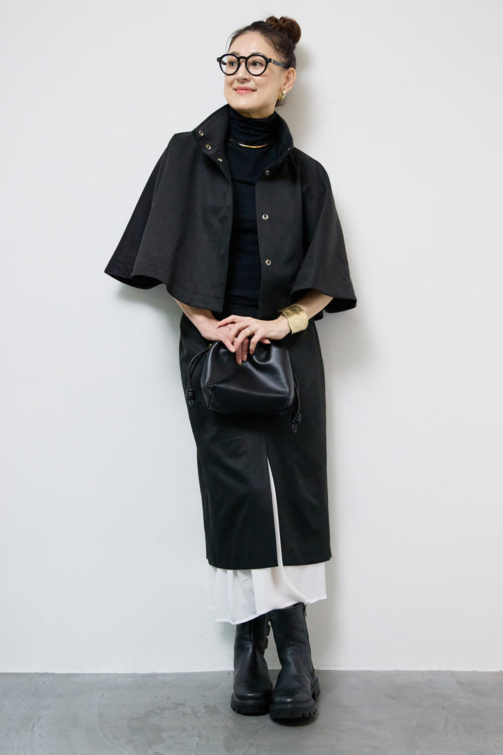 シフォンレイヤードIラインスカート